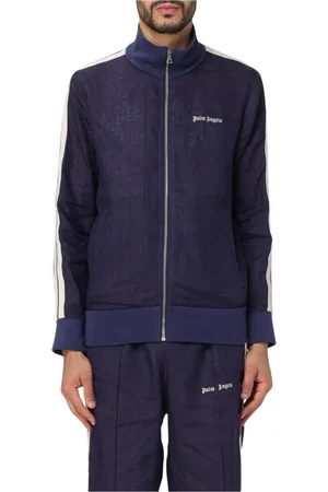 Palm Angels Herren, Sweatshirts & Hoodies, Blau, MGröße: