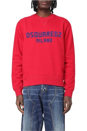Dsquared2 Herren, Sweatshirts & Hoodies, Rot, MGröße: