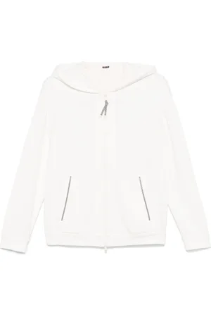 Brunello Cucinelli Damen, Sweatshirts & Hoodies, Weiß, MGröße: