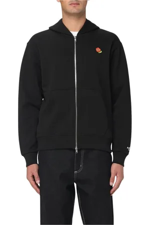 Kenzo Herren, Sweatshirts & Hoodies, Schwarzk, LGröße:
