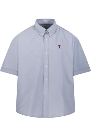 Ami Herren, Shirts, Blau, LGröße: