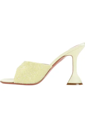 Amina Muaddi Damen, Schuhe, Gelb, 40 EUGröße: