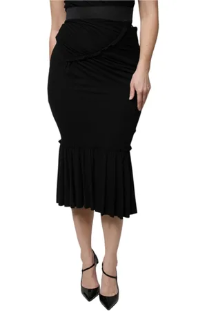 Dolce & Gabbana Damen, Röcke, Schwarzk, MGröße: