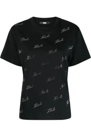 Karl Lagerfeld Damen, Oberteile, Schwarzk, LGröße: