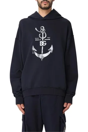 Dolce & Gabbana Herren, Sweatshirts & Hoodies, Blau, MGröße:
