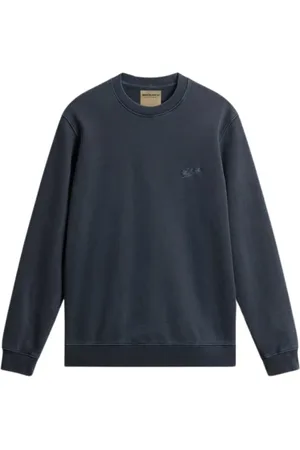 Woolrich Herren, Sweatshirts & Hoodies, Blau, SGröße: