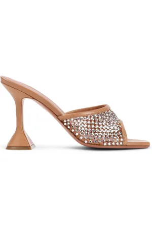 Amina Muaddi Damen, Schuhe, Braun, 40 EUGröße: