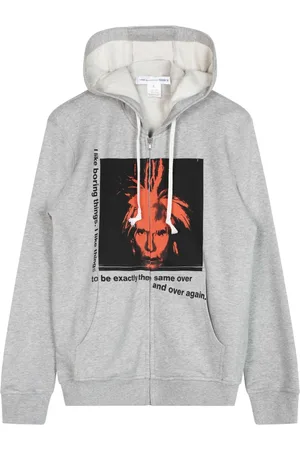 Comme des Garçons Herren, Sweatshirts & Hoodies, Grau, LGröße: