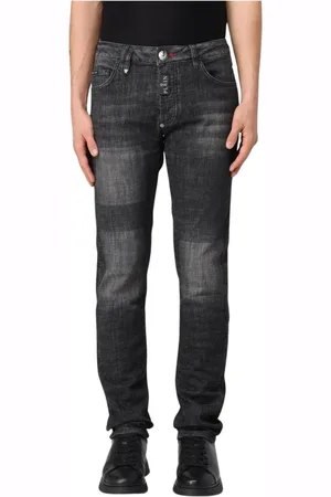 Philipp Plein Herren, Jeans, Grau, W31Größe: