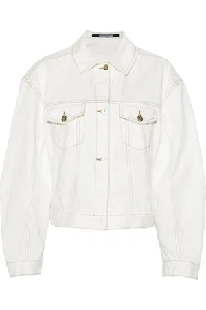 Jacquemus Damen, Jacken, Weiß, XSGröße: