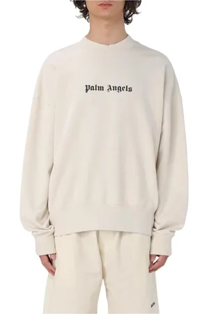 Palm Angels Herren, Sweatshirts & Hoodies, Weiß, LGröße: