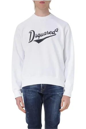 Dsquared2 Herren, Sweatshirts & Hoodies, Weiß, LGröße: