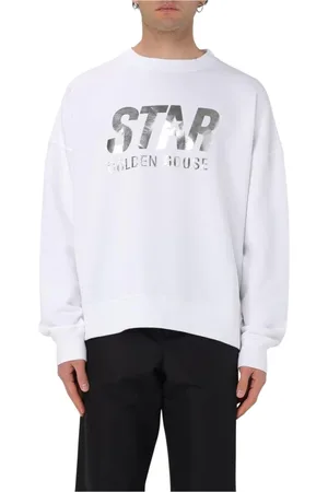 Golden Goose Herren, Sweatshirts & Hoodies, Weiß, MGröße: