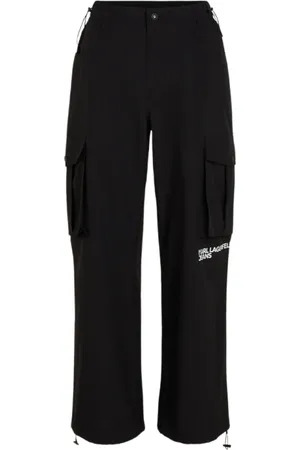 Karl Lagerfeld Damen, Hosen, Schwarzk, MGröße: