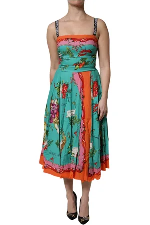 Dolce & Gabbana Damen, Kleider, Mehrfarbig, 2XSGröße: