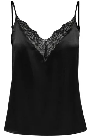 ONLY Damen, Oberteile, Schwarzk, LGröße: