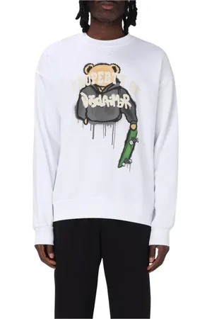 DISCLAIMER Herren, Sweatshirts & Hoodies, Weiß, LGröße: