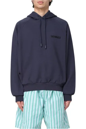 SUNNEI Herren, Sweatshirts & Hoodies, Blau, LGröße: