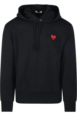 Comme des Garçons Herren, Sweatshirts & Hoodies, Schwarzk, LGröße: