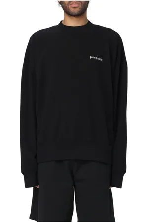 Palm Angels Herren, Sweatshirts & Hoodies, Schwarzk, XLGröße:
