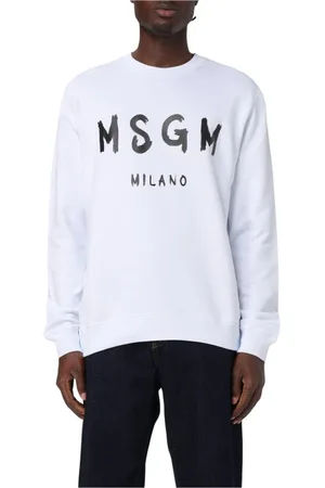 Msgm Herren, Sweatshirts & Hoodies, Weiß, XSGröße: