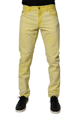 Dolce & Gabbana Herren, Jeans, Gelb, MGröße:
