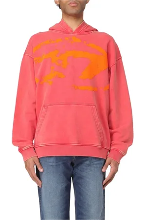 Diesel Herren, Sweatshirts & Hoodies, Rot, LGröße: