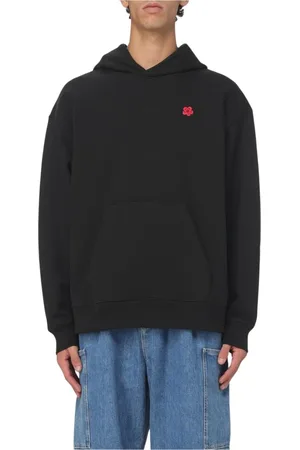 Kenzo Herren, Sweatshirts & Hoodies, Schwarzk, LGröße: