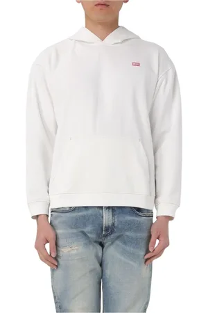 Diesel Herren, Sweatshirts & Hoodies, Weiß, SGröße: