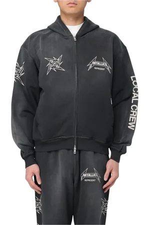 Represent Herren, Sweatshirts & Hoodies, Schwarzk, SGröße: