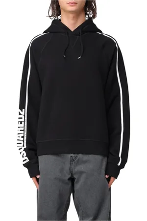 Dsquared2 Herren, Sweatshirts & Hoodies, Schwarzk, XLGröße: