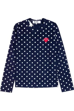Comme des Garçons Damen, Oberteile, Blau, MGröße: