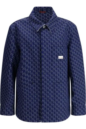 Gucci Herren, Shirts, Blau, MGröße: