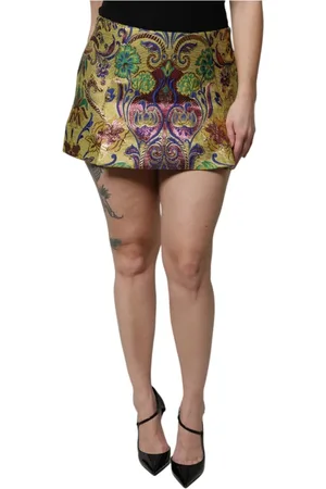 Dolce & Gabbana Damen, Röcke, Mehrfarbig, LGröße: