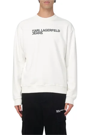 Karl Lagerfeld Herren, Sweatshirts & Hoodies, Weiß, SGröße: