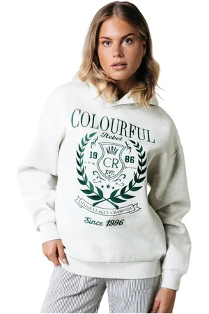Colourful rebel Damen, Sweatshirts & Hoodies, Grau, SGröße: