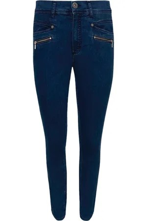 2-Biz Damen, Jeans, Blau, LGröße:
