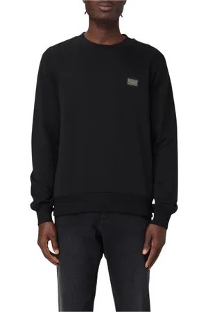 Dolce & Gabbana Herren, Sweatshirts & Hoodies, Schwarzk, MGröße: