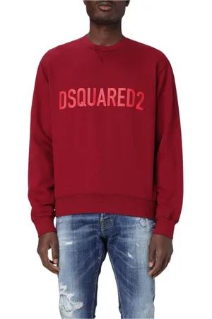 Dsquared2 Herren, Sweatshirts & Hoodies, Rot, SGröße: