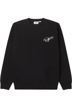 Obey Herren, Sweatshirts & Hoodies, Schwarzk, SGröße: