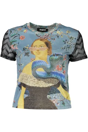 Desigual Damen, Oberteile, Mehrfarbig, MGröße: