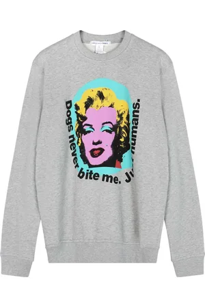 Comme des Garçons Herren, Sweatshirts & Hoodies, Grau, SGröße: