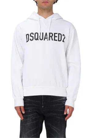 Dsquared2 Herren, Sweatshirts & Hoodies, Weiß, MGröße: