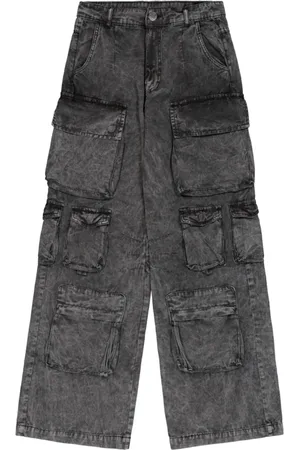 Alpha Industries Damen, Jeans, Grau, SGröße: