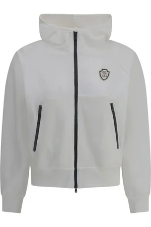 Brunello Cucinelli Damen, Sweatshirts & Hoodies, Weiß, SGröße: