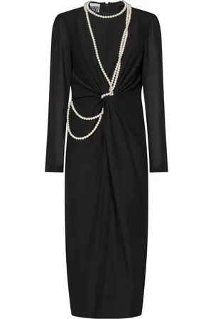 Moschino Damen, Kleider, Schwarzk, MGröße: