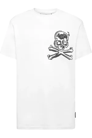 Philipp Plein Herren, Oberteile, Weiß, 4XLGröße: