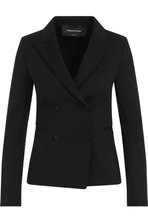 Fabiana Filippi Damen, Jacken, Schwarzk, 2XSGröße: