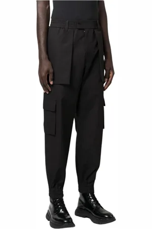 Alexander McQueen Herren, Hosen, Schwarzk, MGröße: