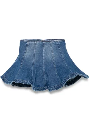 Msgm Damen, Röcke, Blau, 2XSGröße: